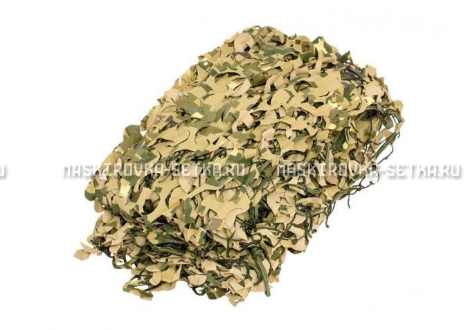Массеть Camosystems Пейзаж-Профи Милитари 3D 1,8х6 м  – купить по цене 7700 руб. в интернет-магазине в городе Киров картинка 1