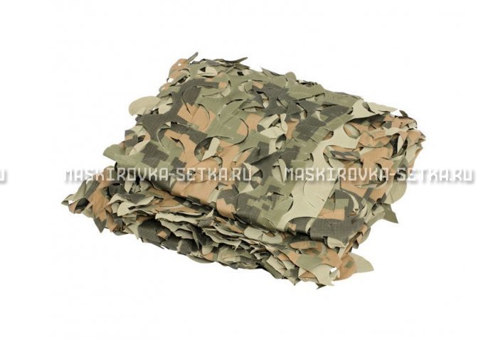 Сетка Camosystems Пейзаж Полынь 3D 2,4х6 м  – купить по цене 6200 руб. в интернет-магазине в городе Киров картинка 1