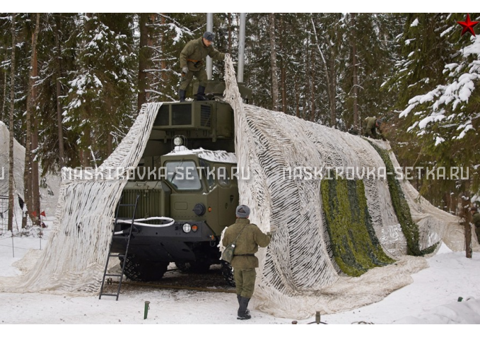 Маскировочный комплект МКТ-2С Снег 9х12 м – купить по цене 33200 руб. в интернет-магазине в городе Киров картинка 8