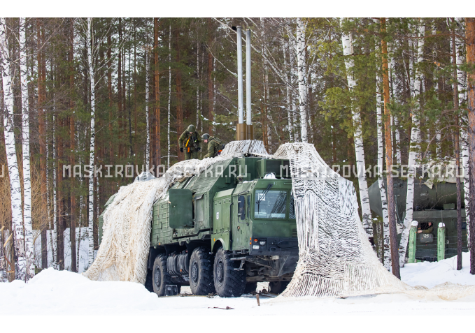 Маскировочный комплект МКТ-2С Снег 9х12 м – купить по цене 33200 руб. в интернет-магазине в городе Киров картинка 5